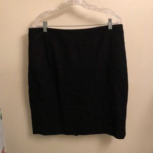 J. Crew Black Wool Pencil Skirt (14)